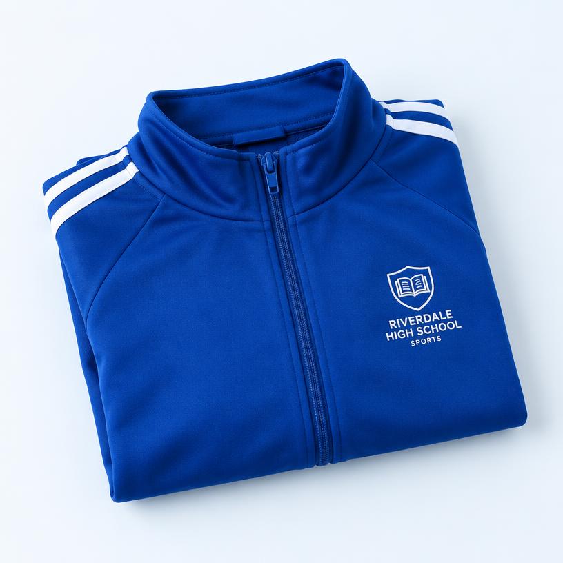 Blue Sports Tracksuit Top